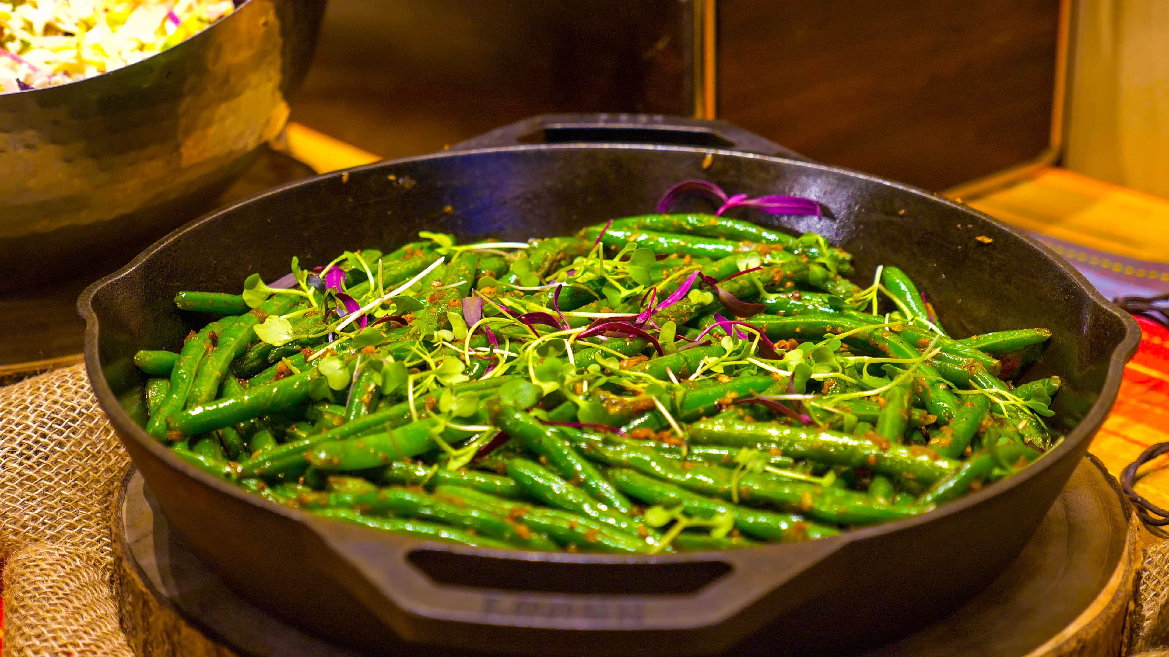 Garlic butter green beans